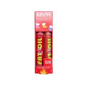 NYX Fat Oil Slick Click Duo Lip Balm Set | NEW Sealed | MSRP $20